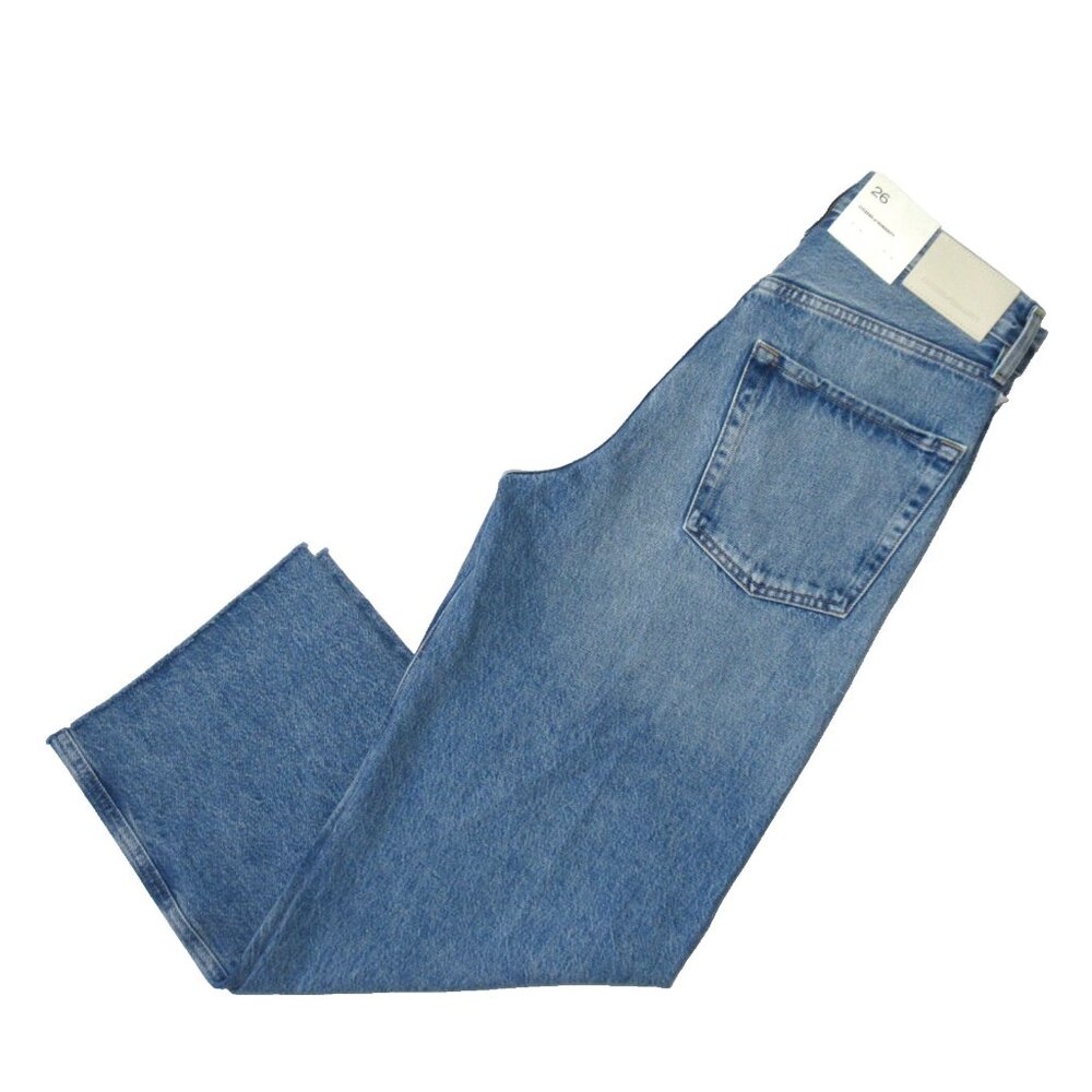 Citizens Of Humanity Blue Wide-Leg High-Rise Jeans - Picture 9 of 9